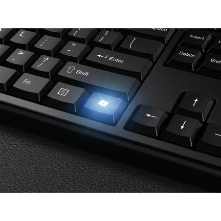 Klaviatūra Kensington K75560PT Juoda QWERTY